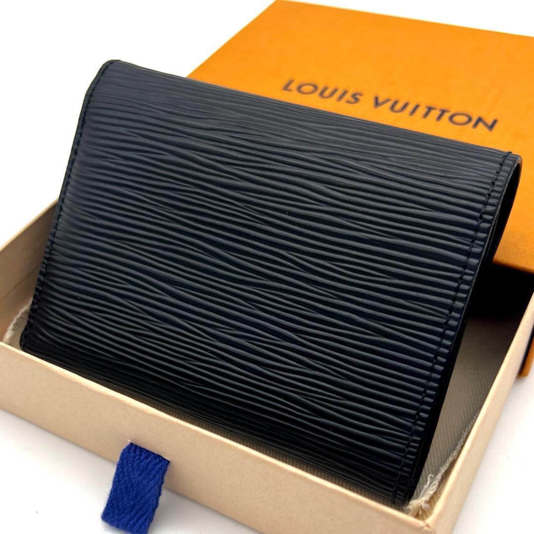 【極美品】ルイヴィトン エピ ポルトフォイユ ヴィクトリーヌ 黒 A756