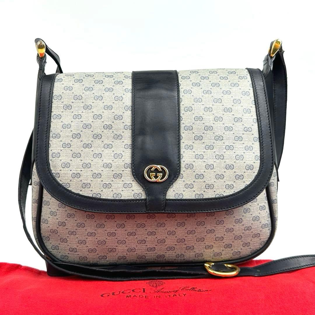 専用■グッチ ショルダーバッグ マイクロGG インターロッキング ゴールド金具