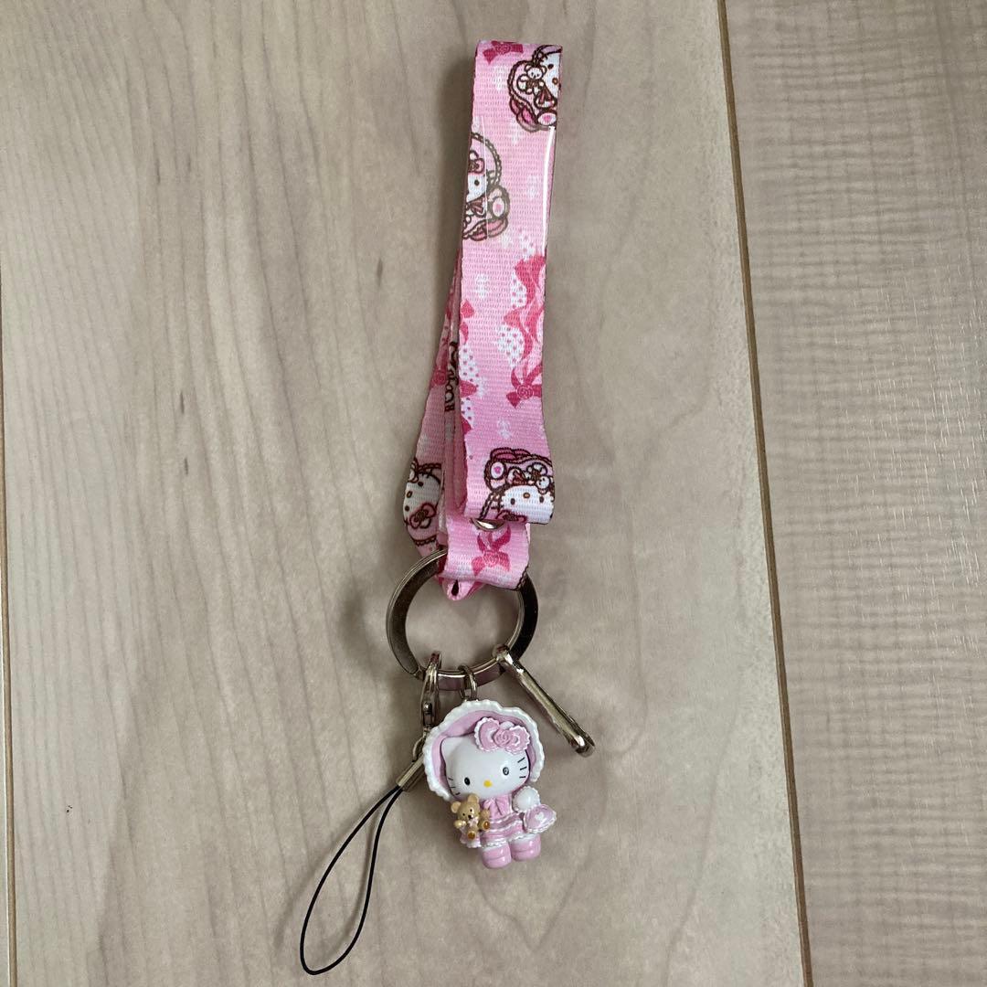ハローキティ　ロリータキティ　ネックストラップ嶽本野ばら⚪︎希少2005年製未使用
