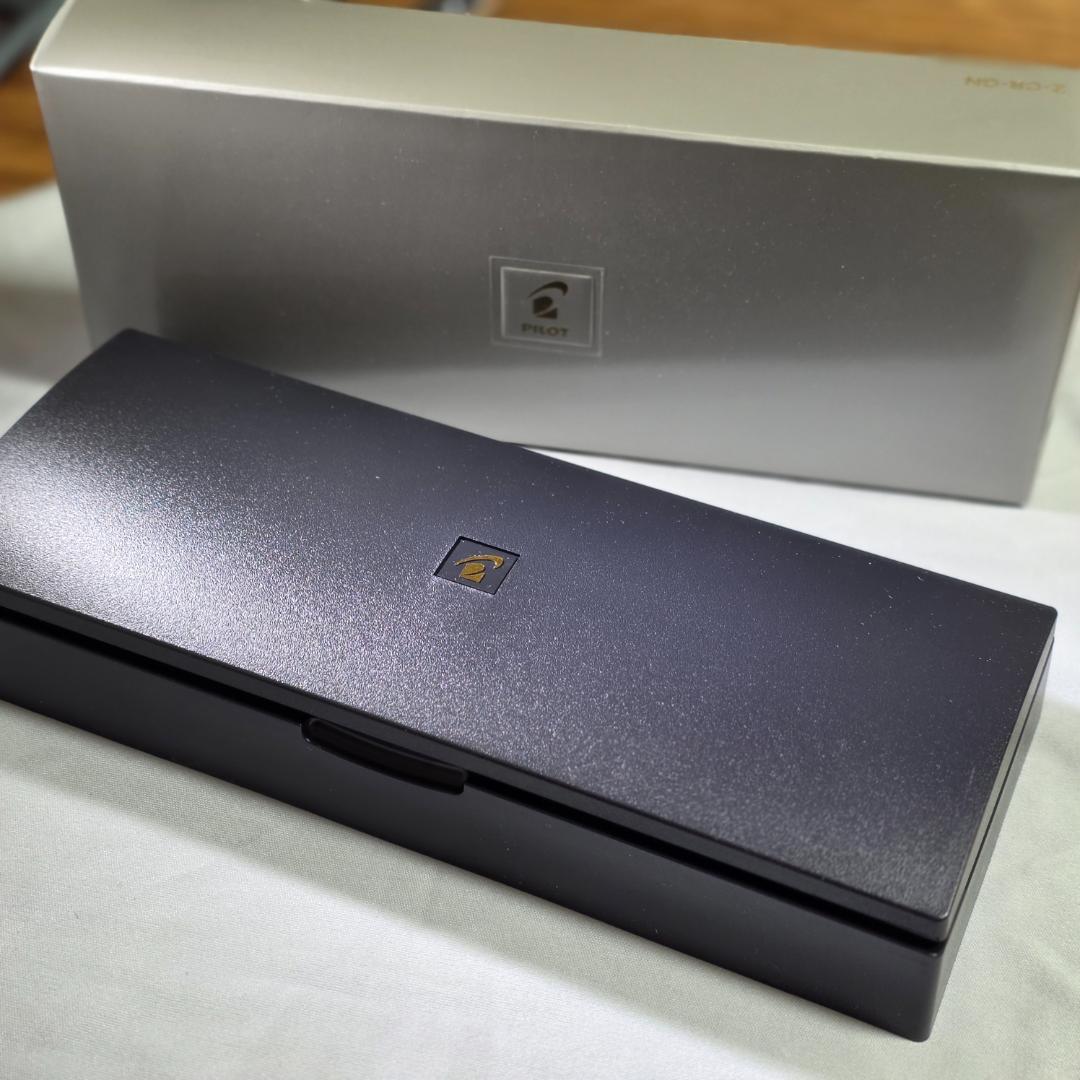 パイロット 万年筆 カスタム ヘリテイジ92 透明ブラック Mニブ