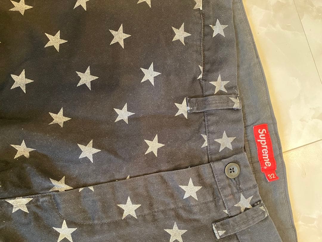 Supreme 星柄 Chino Pant star 32 スター