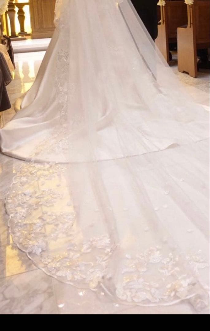 ウェディング　ベール ベールダウン可能 花嫁