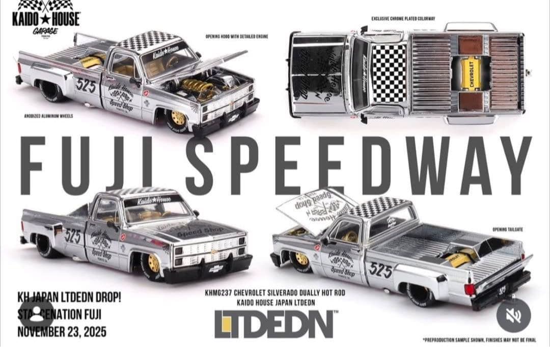 MINIGT KAIDO HOUSE 1/64 シルバラード スタネ限定