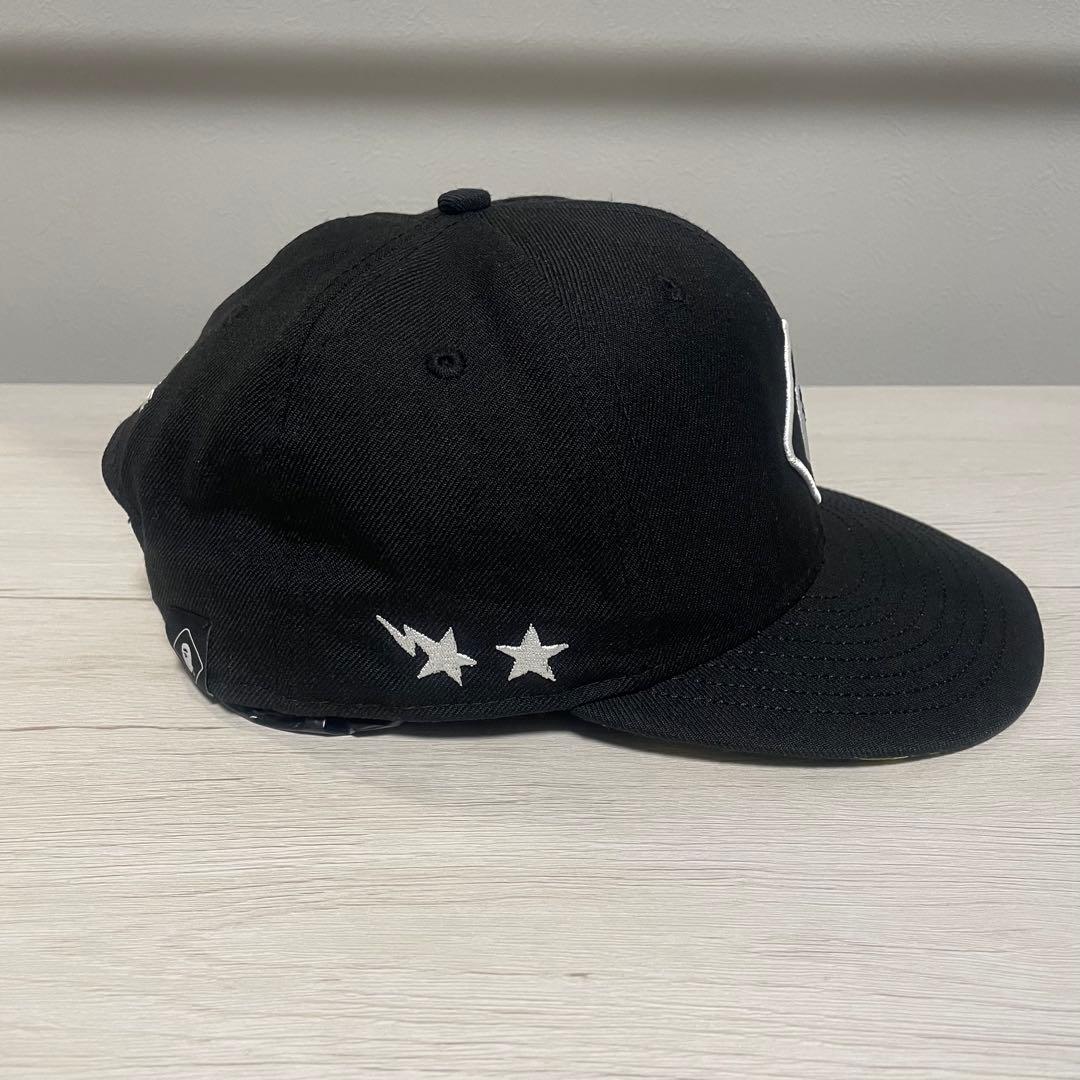 エイプ　エフシーレアルブリストル　キャップ　ブラック　カモ柄