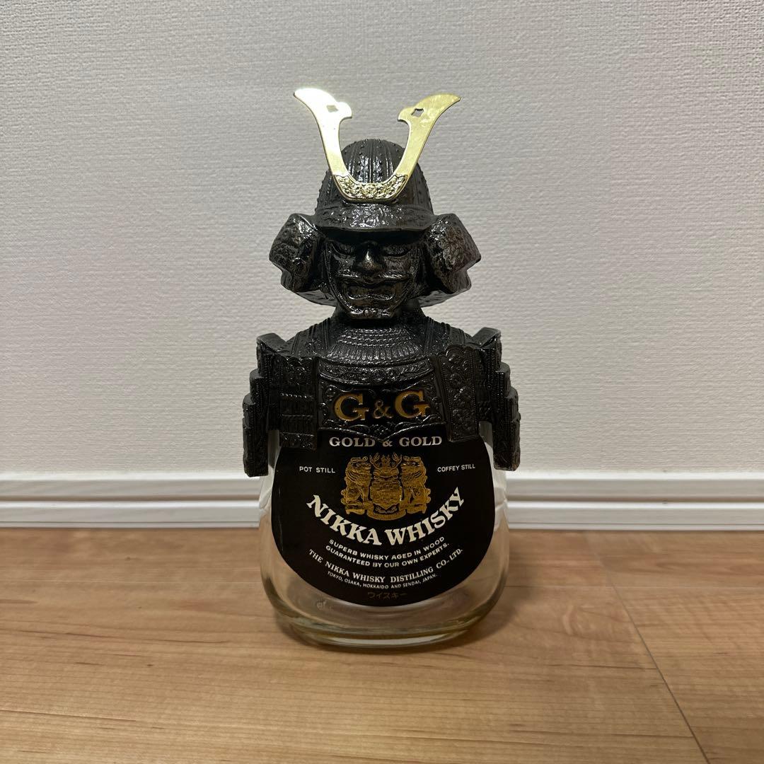 NIKKA WHISKY G&G GOLD & GOLD 750ml 空瓶 将軍