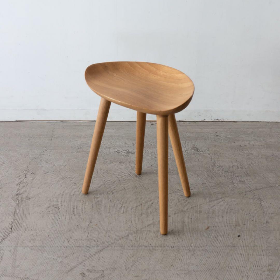 BRIDGE スツール [NA] ホワイトオーク無垢材 / オイル塗装