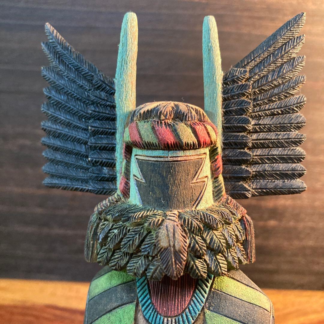 ホピ族 カチナドール　Crow Mother 【M. Bilagody作】