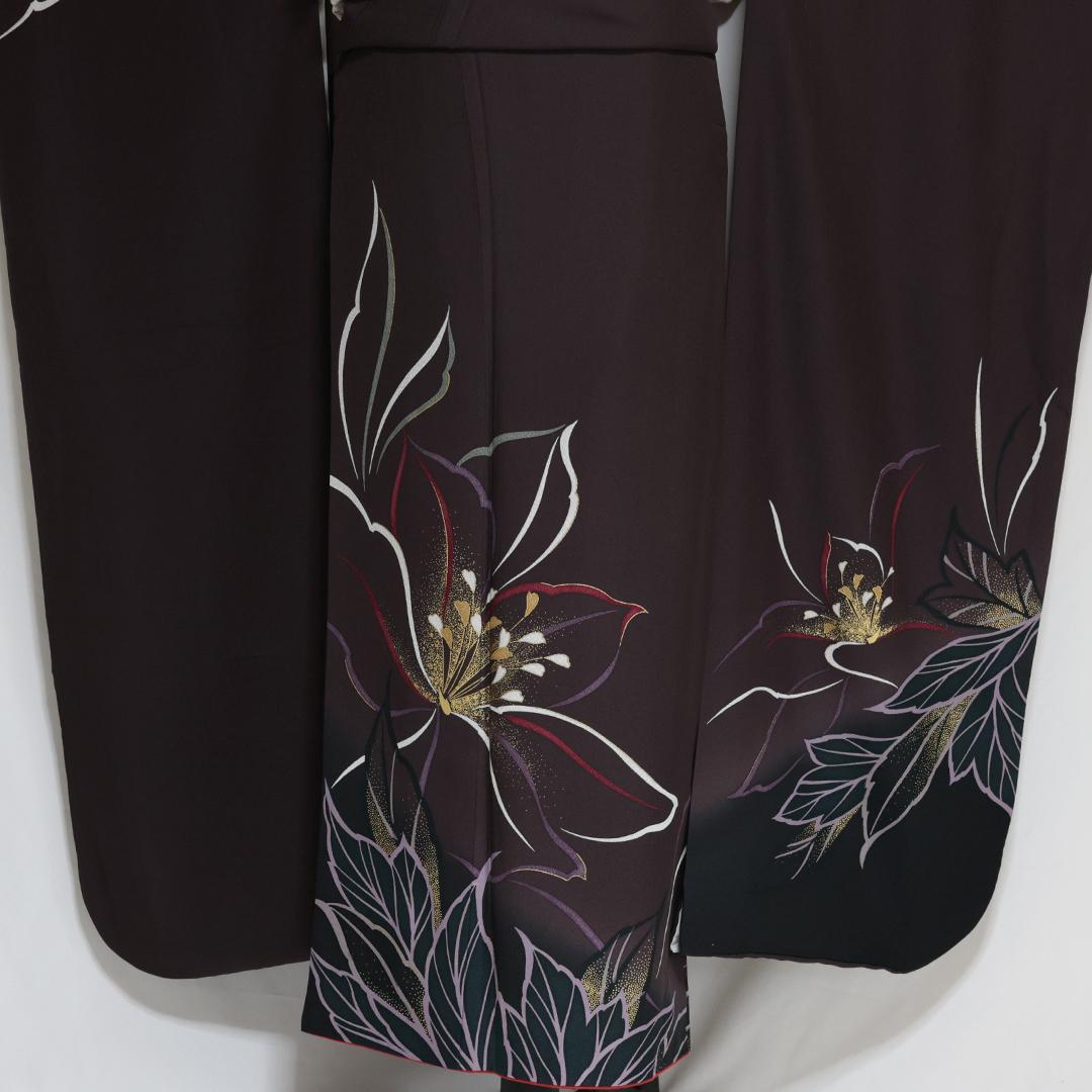 振袖6点セット♦丈169cm帯新品帯締め帯揚げフルセット成人式YO01