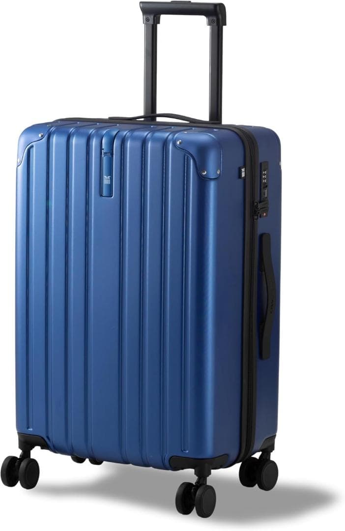 [MAIMO] スーツケース PROTES　Mサイズ フック付き ６０L ブルー