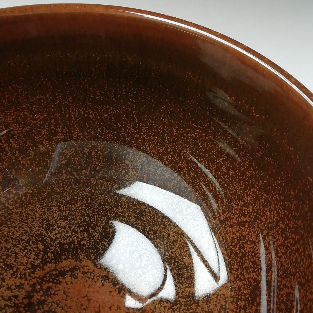 Ｔ１０８　茶碗　『九谷焼』『梅の絵』『川畠玉浪』　共箱　抹茶碗　茶道具