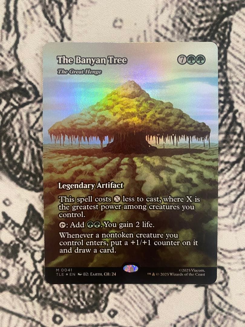 Mtg バンヤングローブの木/The Banyan Tree 英語版　foil