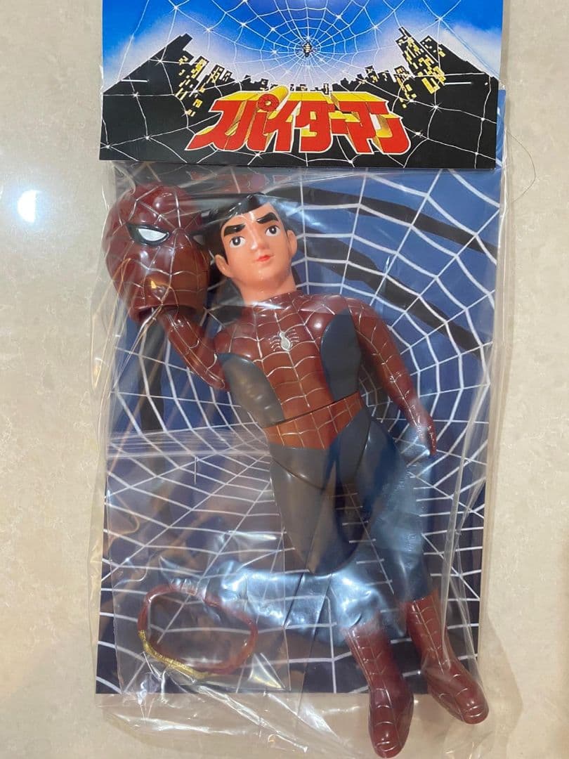 1978 スパイダーマン ポピー　SPIDERMAN 面取れ　25㎝ 映画版