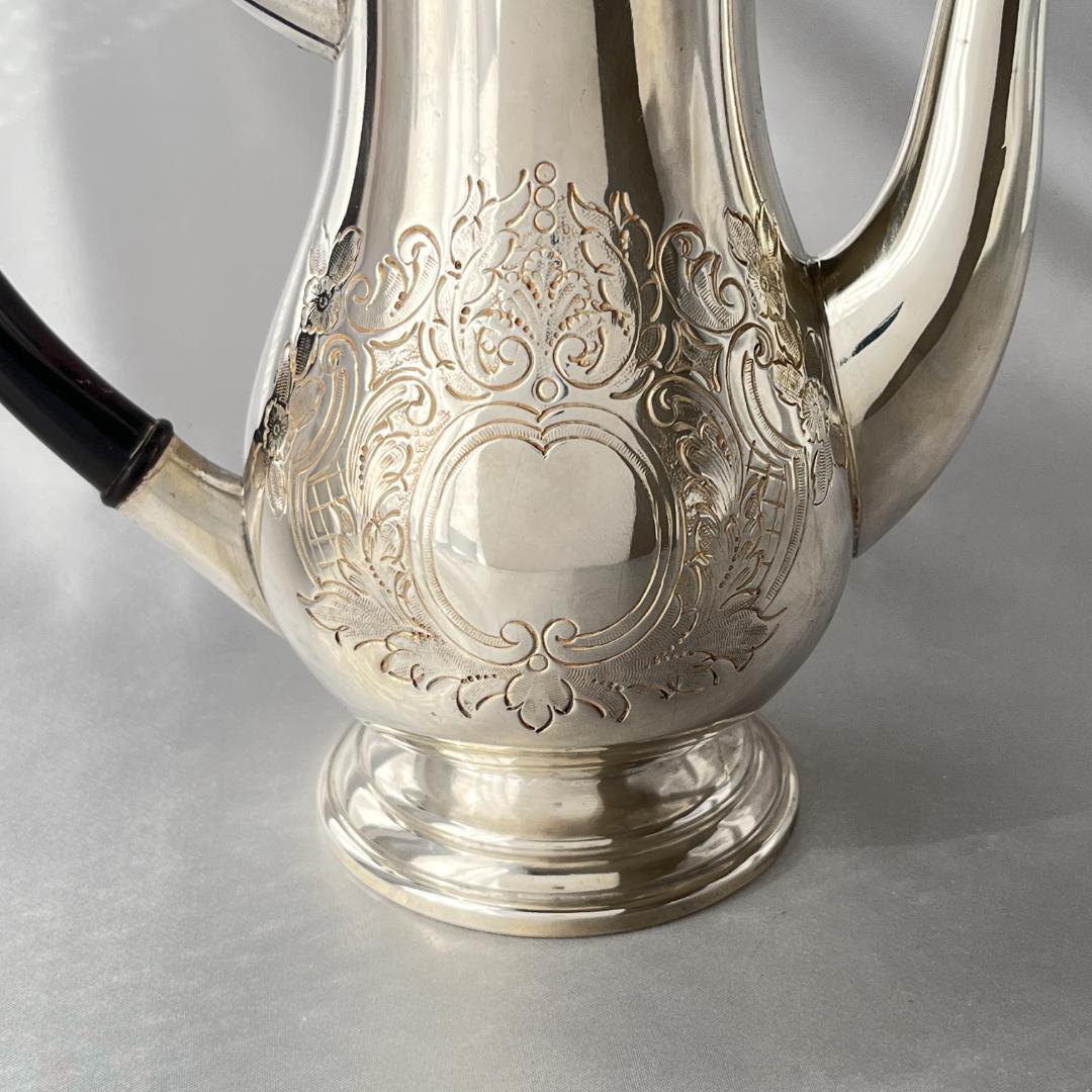 【Barker & Ellis】 コーヒーセット【シルバープレート】バチェラー