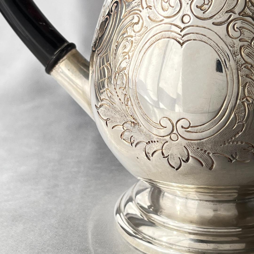 【Barker & Ellis】 コーヒーセット【シルバープレート】バチェラー