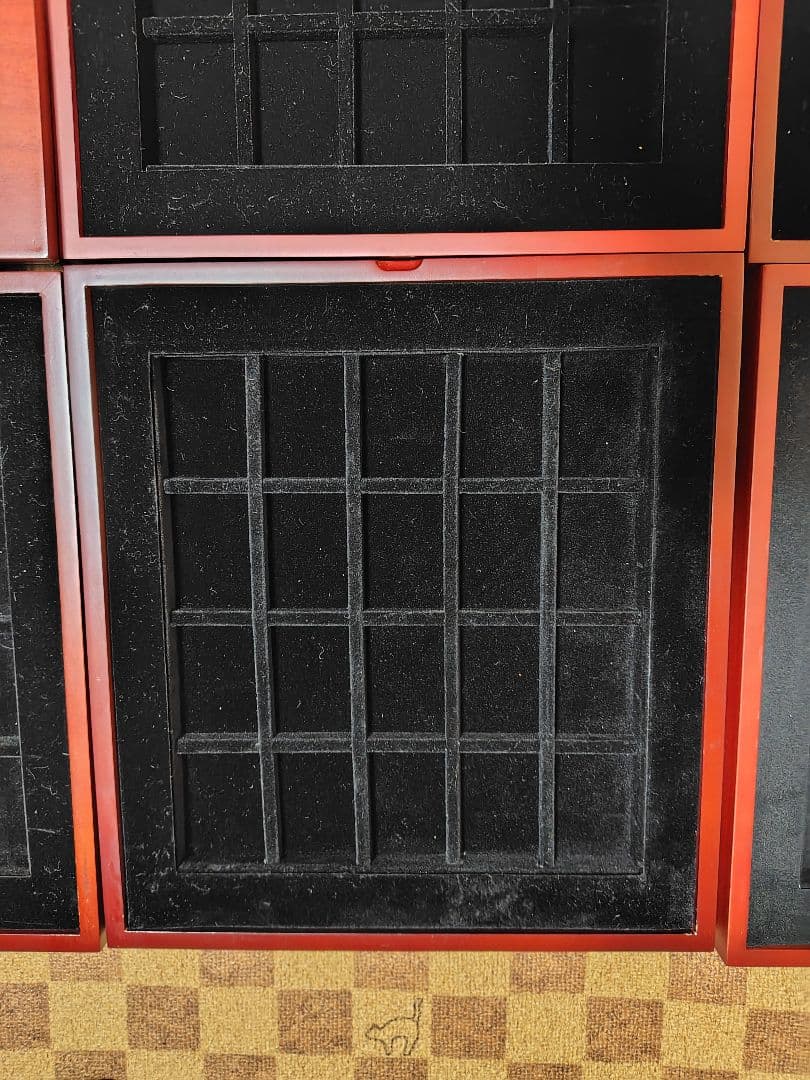 ZIPPOコレクションケース 木箱6段120個収納ケース中古品