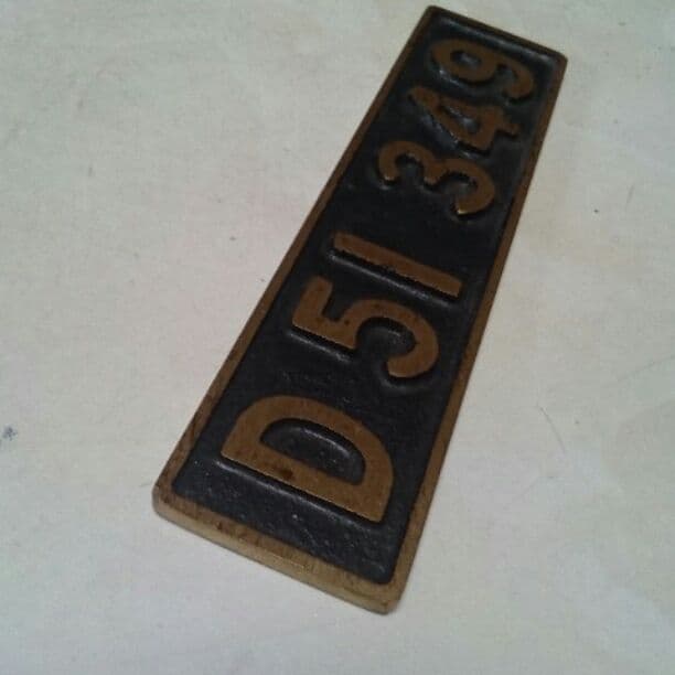 デコイチ Ｄ51 JR 岡谷駅開業70周年記念鉄道 プレート 金属製 値引き可能