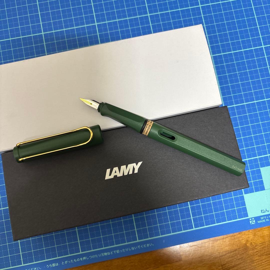 ラミー　フィールドグリーン　14k EF字　440本限定