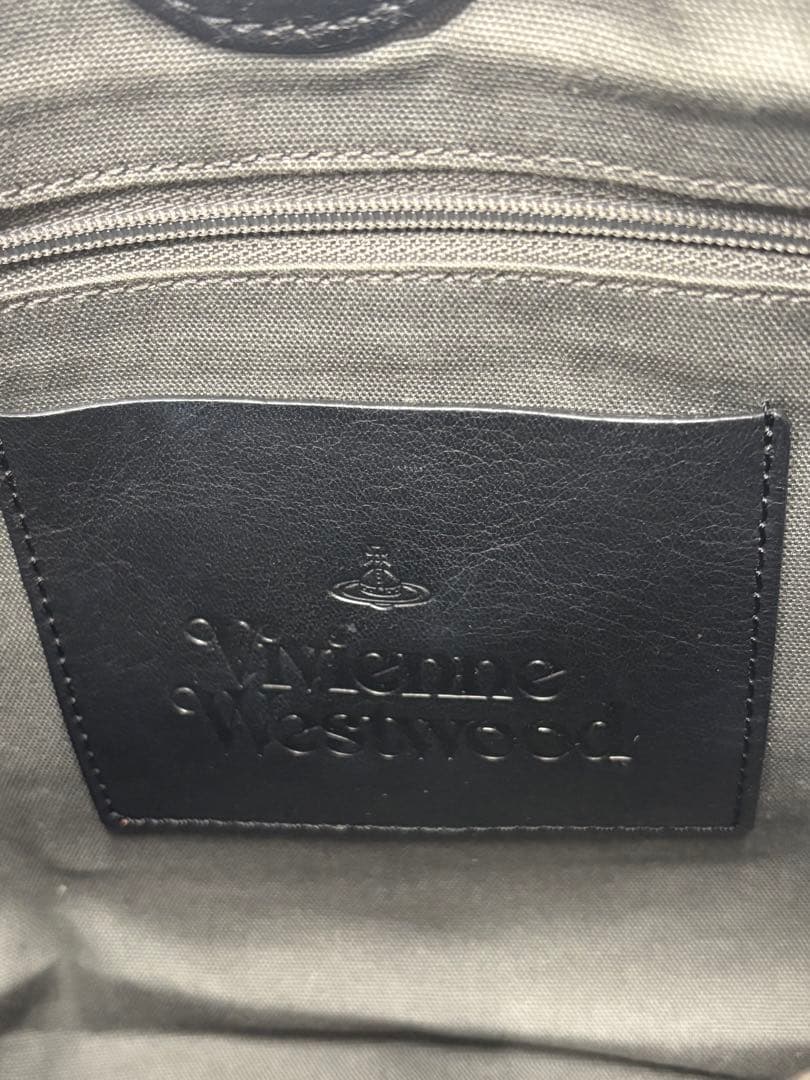 ヴィヴィアンウエストウッド　ショルダーバッグ　レザー　総柄　オーブ