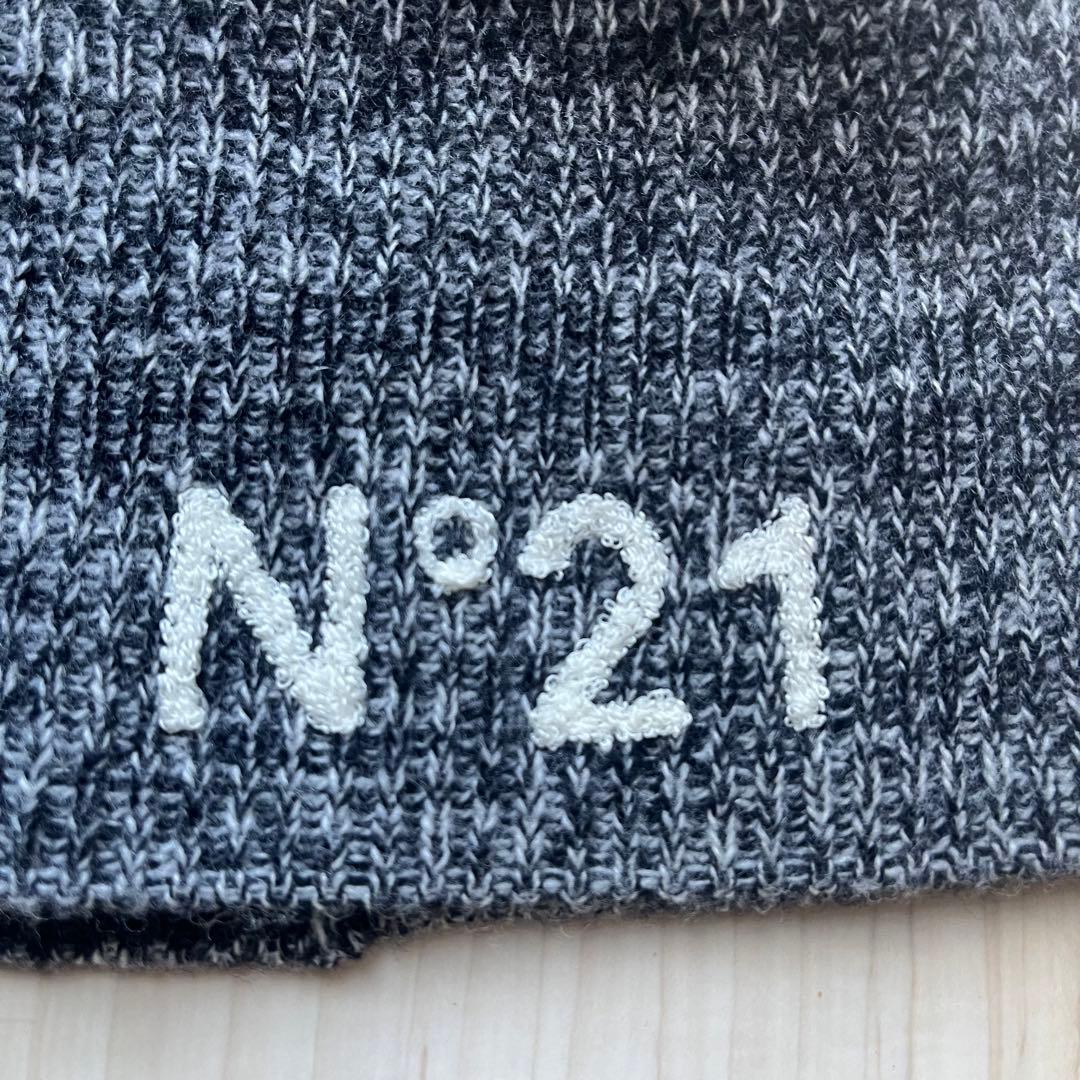 N°21 ヌメロヴェントゥーノ ロゴビーニー　ニット帽