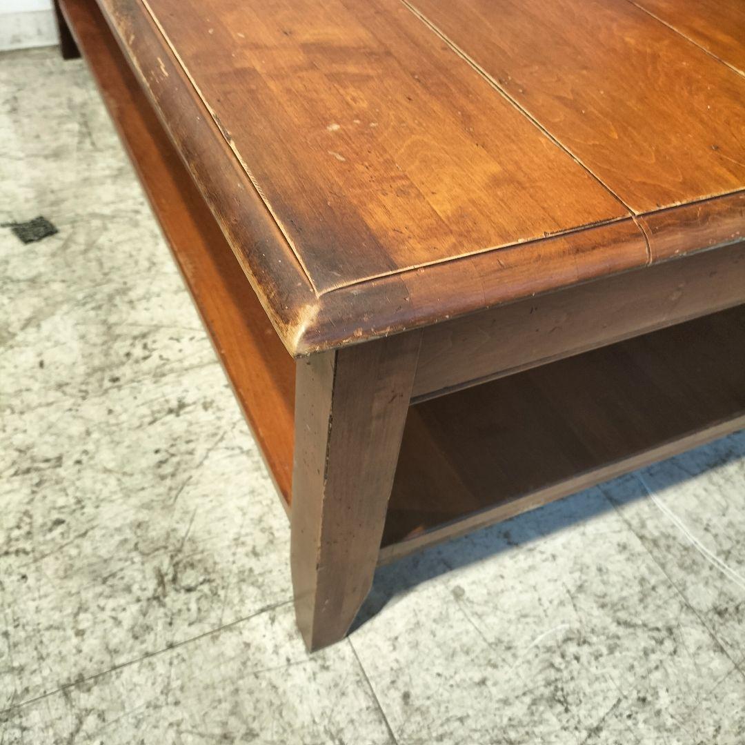 M♦ヴィンテージ　ETHAN ALLEN　ローテーブル　センターテーブル