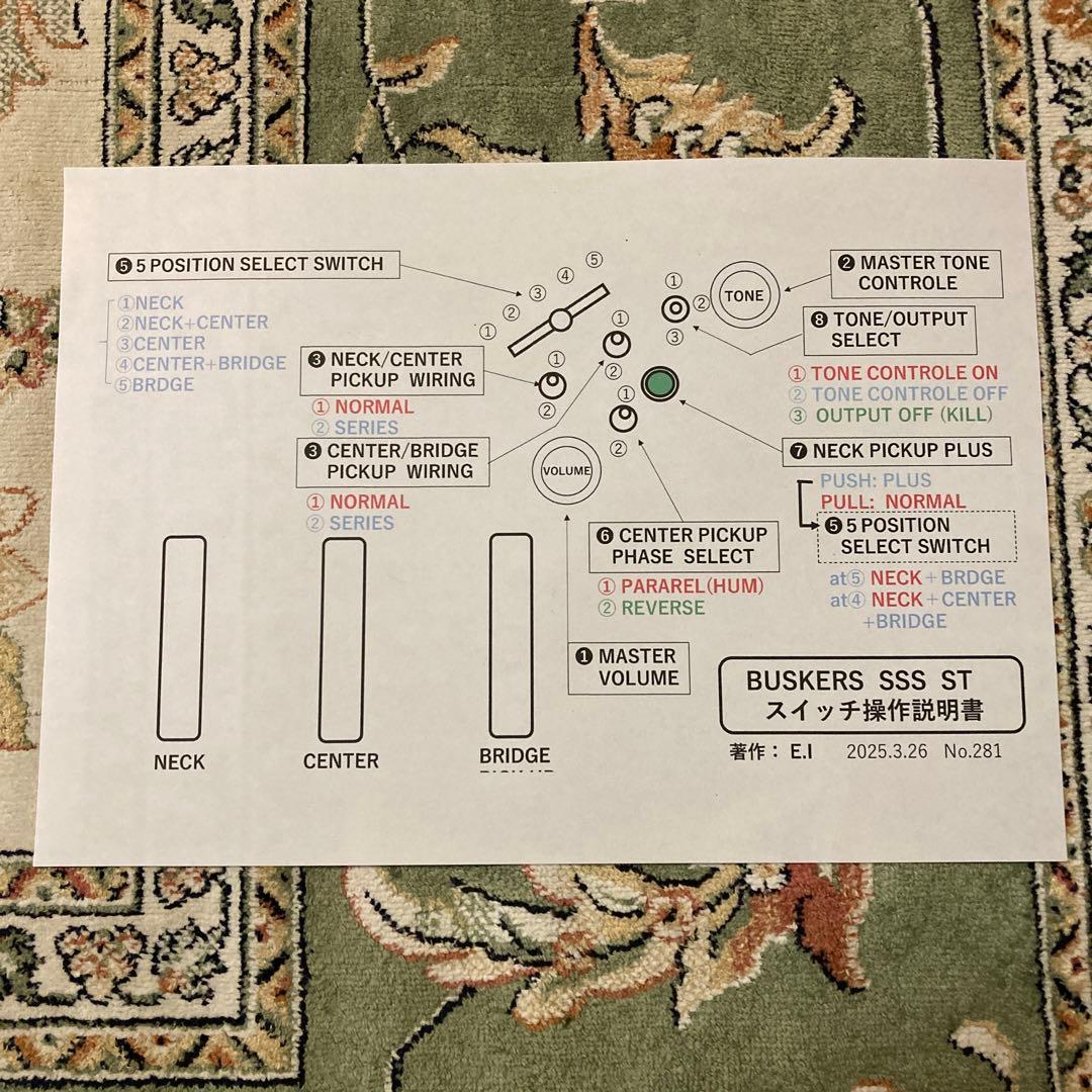 ☆おすすめ品　モディファイして新機能満載　BUSKERS ST