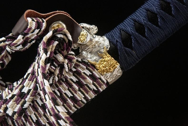 二色獅子太刀 日本刀 模造刀 居合刀 武士道 武蔵 鑑賞用 手鍛造打