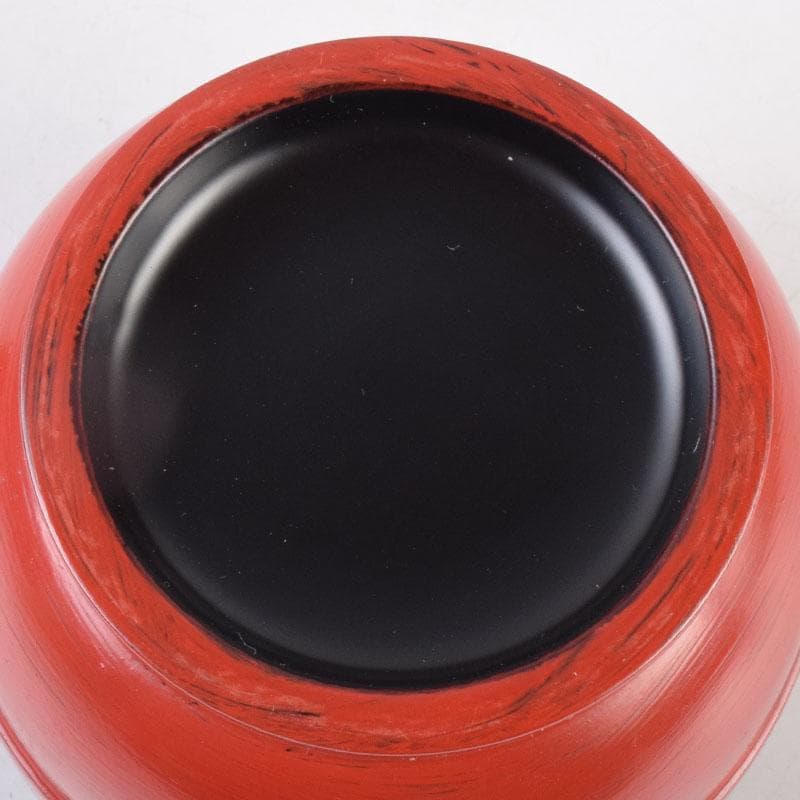 茶道具　根来塗　夏目有彦作　薬壷　書付　識箱　V　8510