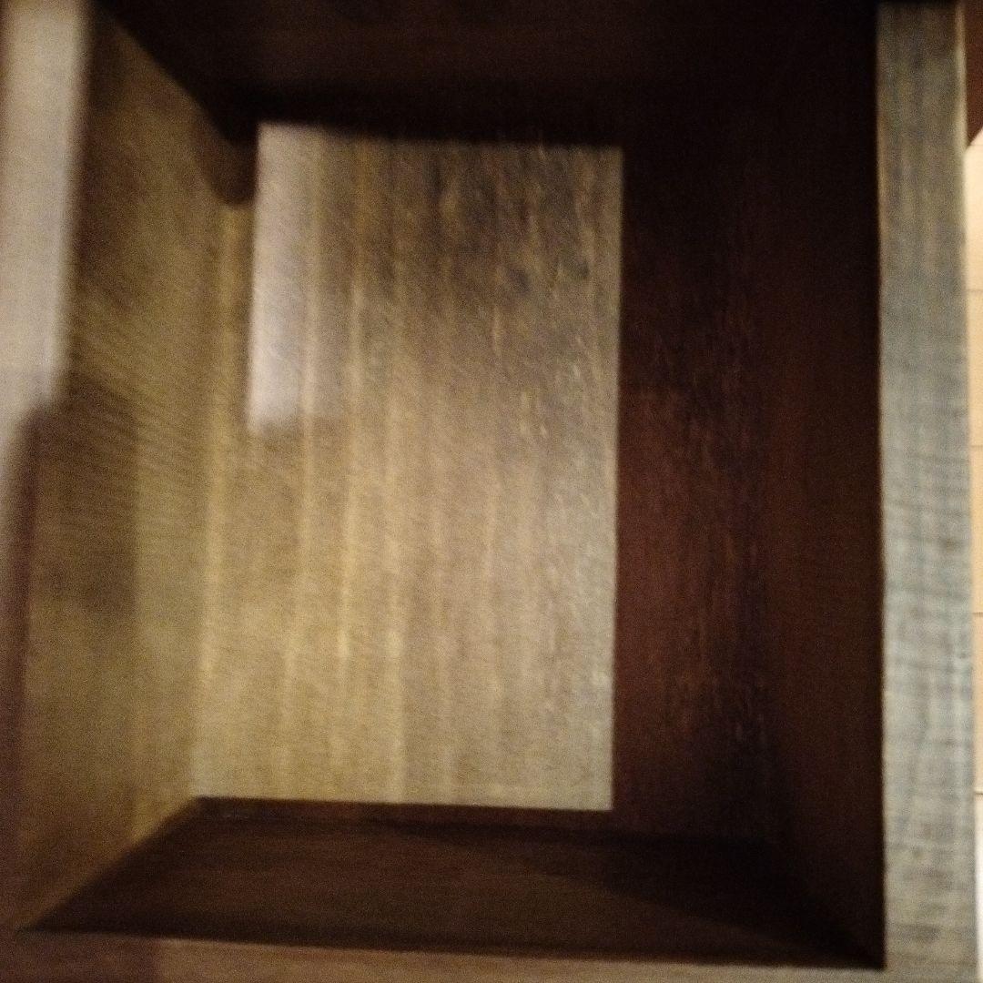 花柄の木製引き出し 9個