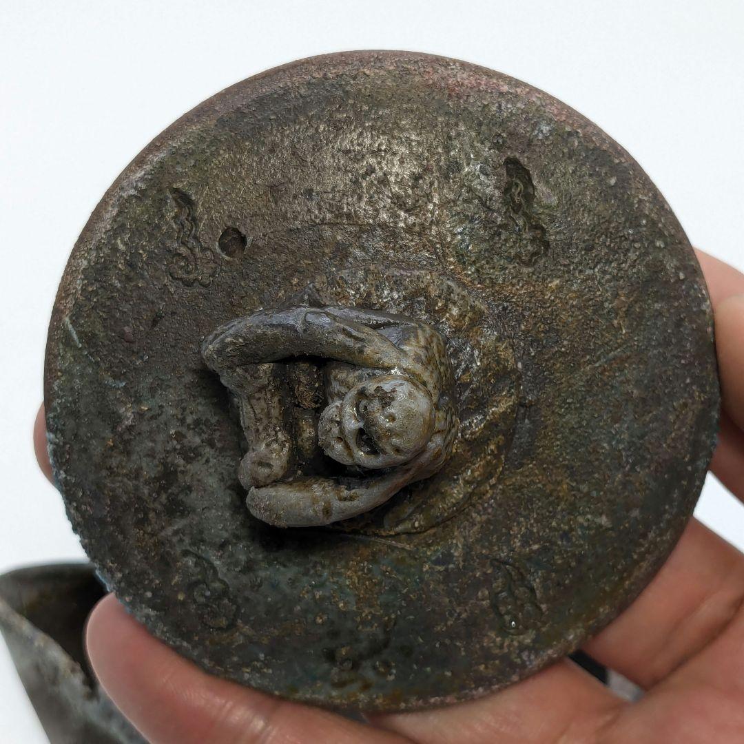 藤原宏 備前焼 猿摘宝瓶 共箱黄布栞 煎茶道具 煎茶器 泡瓶 食器 工芸品 桟切