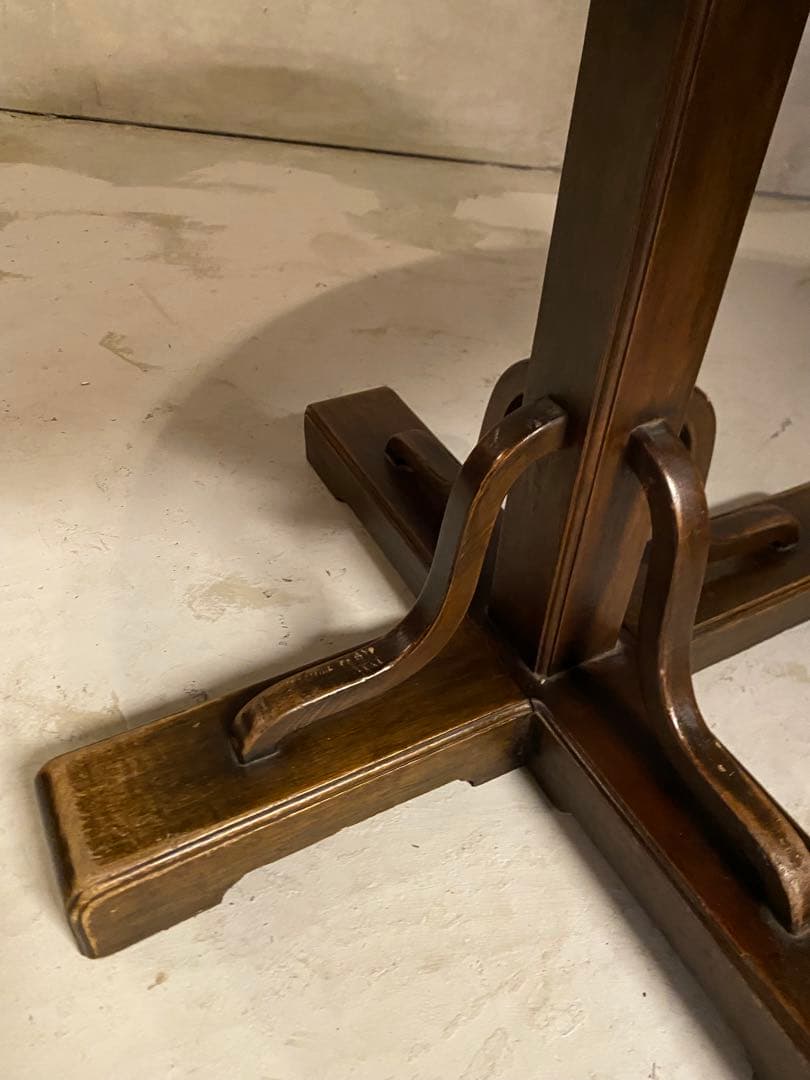 【東京都内23区配送無料】イギリス　アンティーク　88cm ダイニング　テーブル