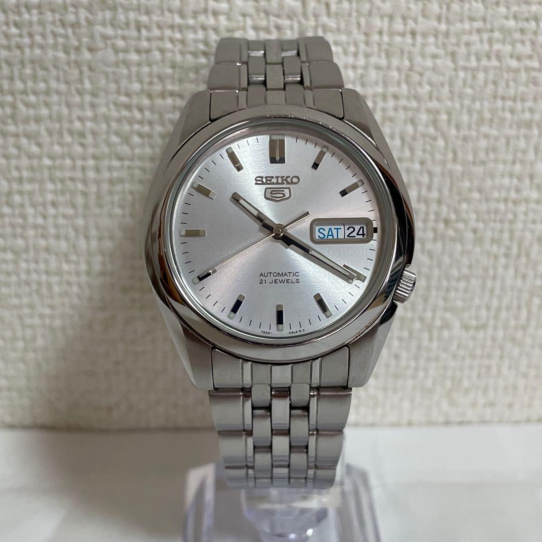 SEIKO5 7S26-01V0 裏スケ 自動巻き