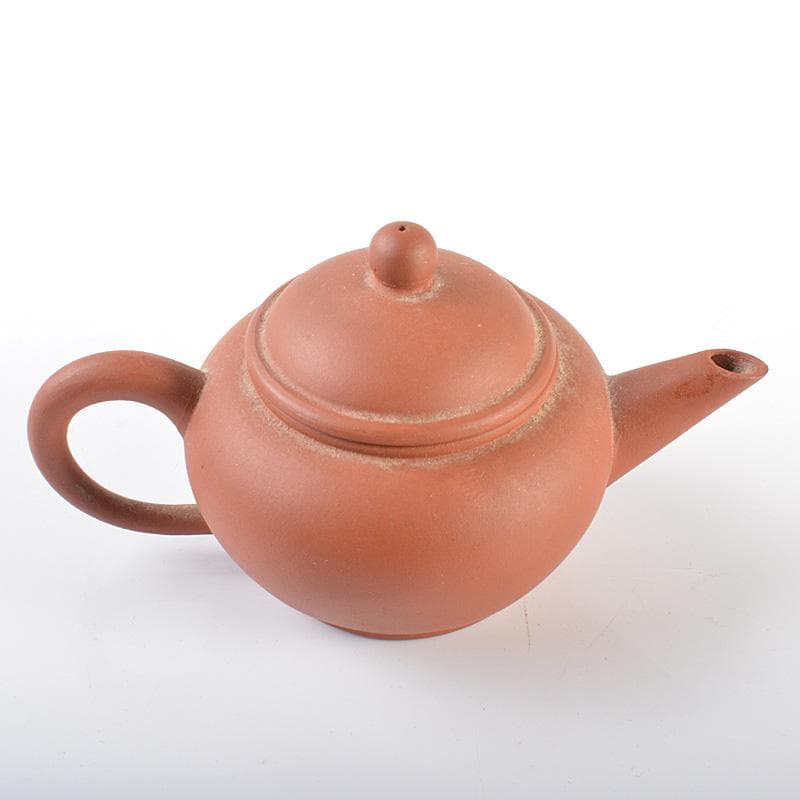 中国　紫砂　朱泥　急須　茶壷　在銘　C　R6285