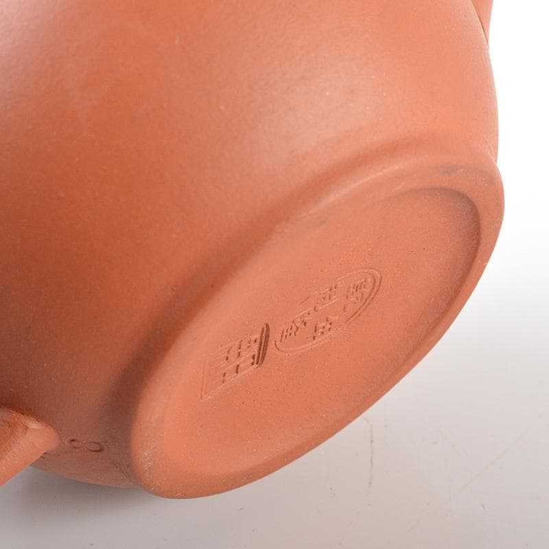 中国　紫砂　朱泥　急須　茶壷　在銘　C　R6285