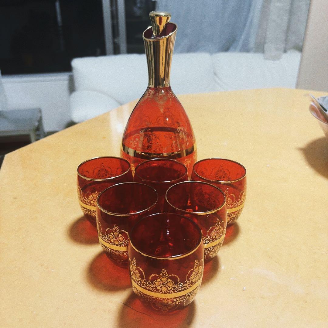 ラグーナ・ムラノ・グラス　ベネチアングラス、ディギャンタセット未使用