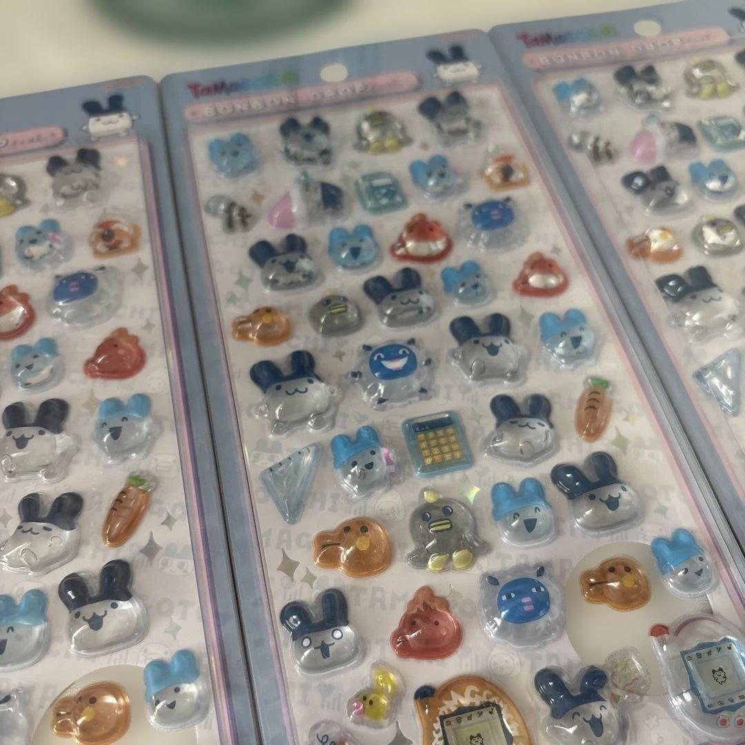 国内正規品　たまごっちボンボンドロップシール　6枚セット　ボンドロ