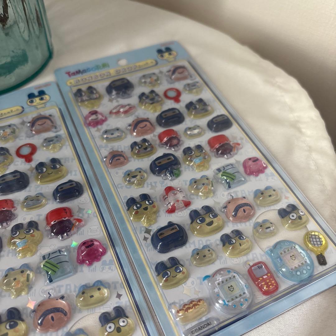 国内正規品　たまごっちボンボンドロップシール　6枚セット　ボンドロ