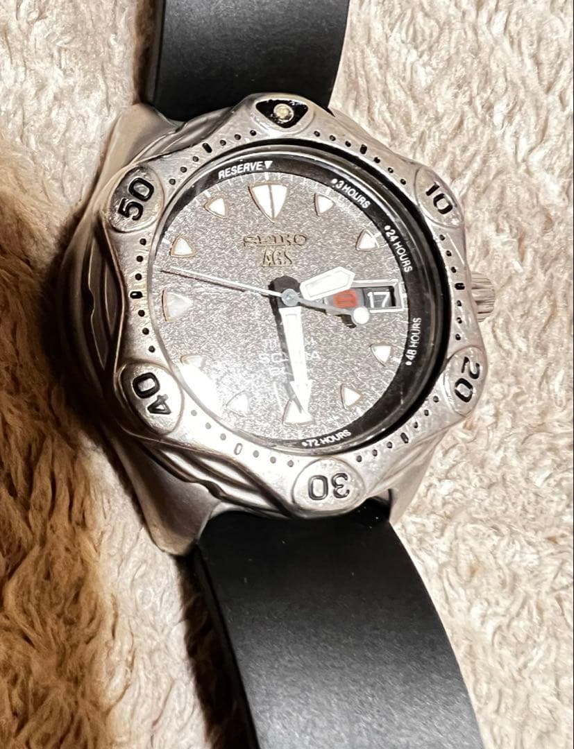 ビンテージ品美品稼働　スキューバ　クォーツダイバー