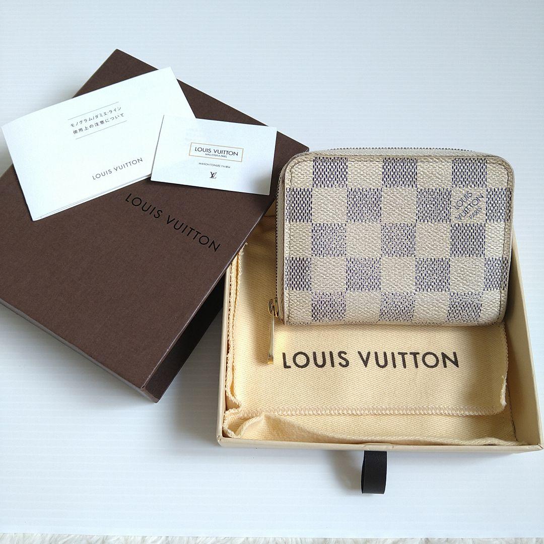 LOUIS VUITTON ジッピーパース ダミエ アズール ケース