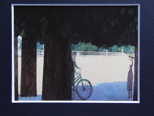 カシニョール（Cassigneul）、公園の会話、希少な画集より