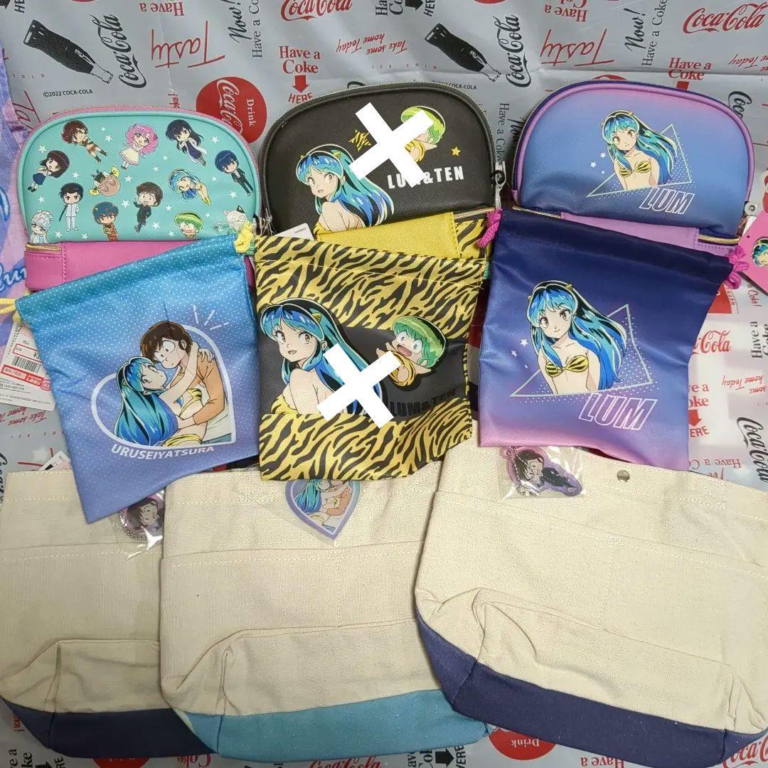 【うる星やつら】ラムちゃんポーチ、トートバッグ、巾着、ハンドタオル