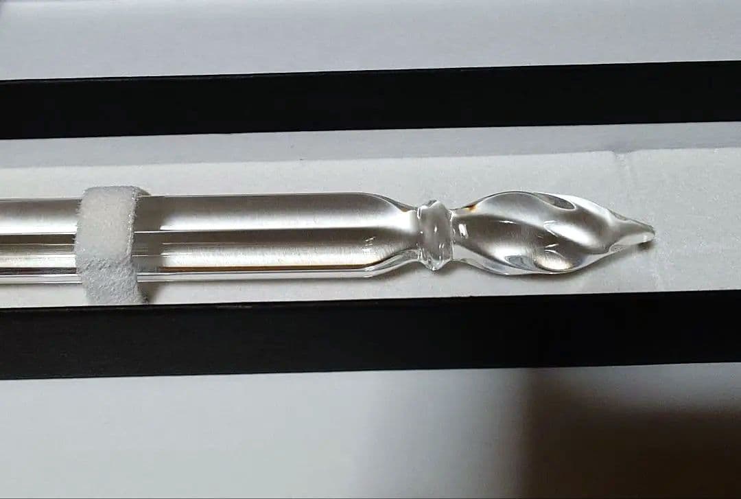 ガラスペン　中字〜細中字　箱付き