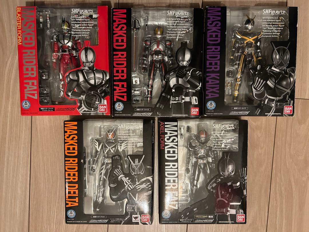 S.H.Figuarts フィギュアーツ　仮面ライダーファイズ　5点セット