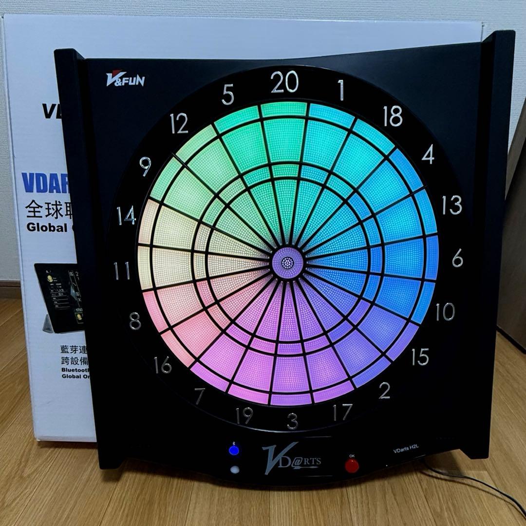 Vdarts H2L ダーツボード グローバル通信対戦ダーツボード（LED）