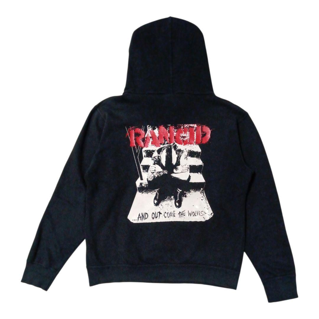 00s Rancid ブラック フーディー Lサイズ