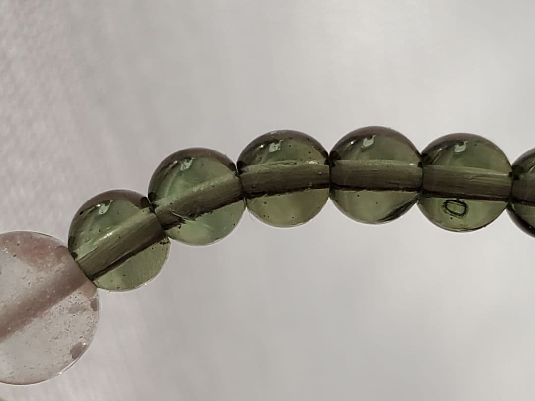 ★値下げ中★モルダバイト&リビアングラス ブレスレット