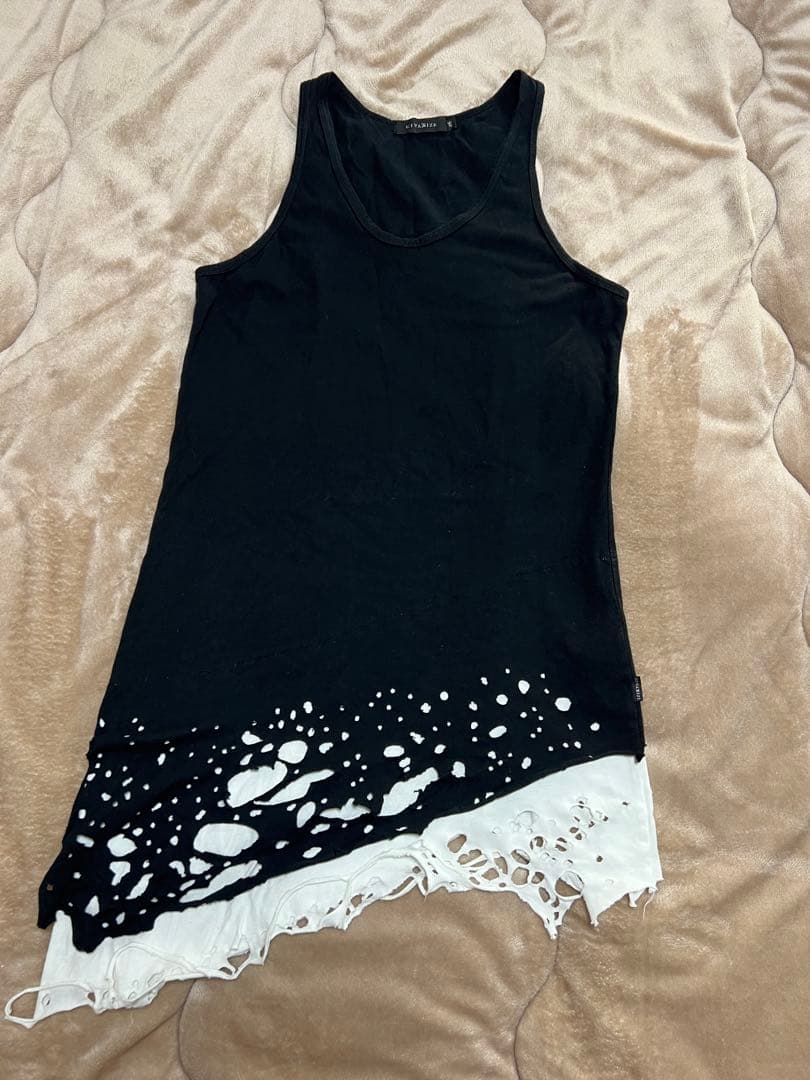 CIVARIZE シヴァーライズ ダメージ加工タンクトップ