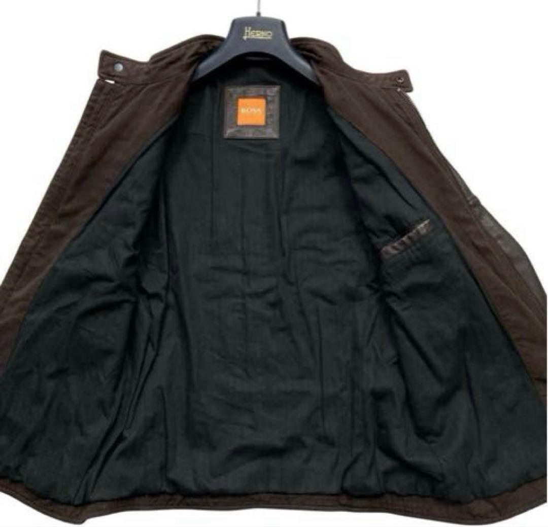 HUGO BOSS ヒューゴボス レザー ジャケット ライダース ラム　羊革