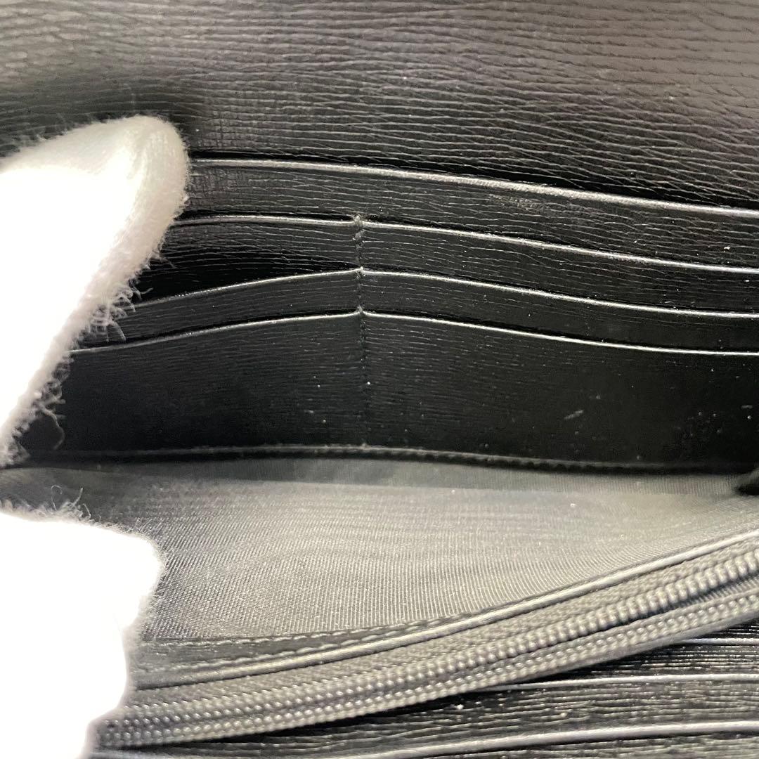 GUCCI グッチ フラップ 長財布　GG 金具　2つ折り財布　0107-④