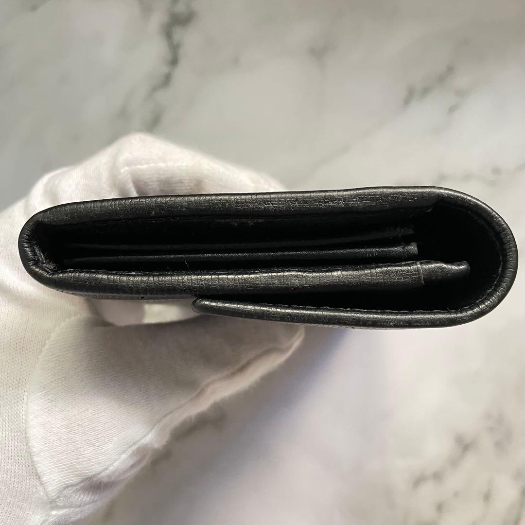 GUCCI グッチ フラップ 長財布　GG 金具　2つ折り財布　0107-④