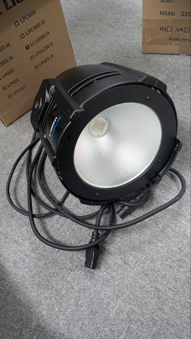 200W COB LED 舞台照明 DMX制御　x 2台